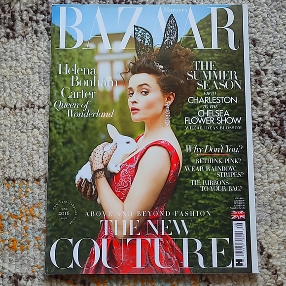Magazine Other - Harper's Bazaar UK Helena Bonham Carter 2016 Magazine